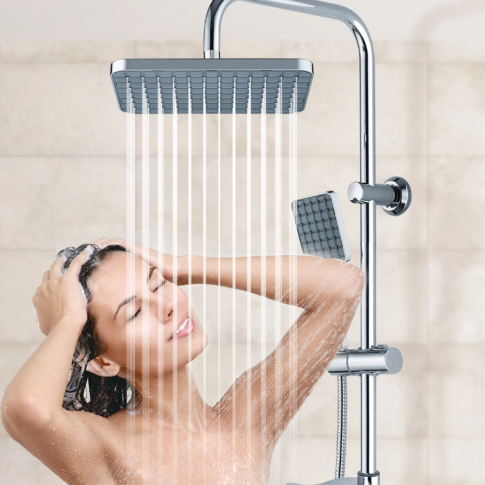 11inch Big Square Rainfall Shower Head,High Pressure And Big Coverage