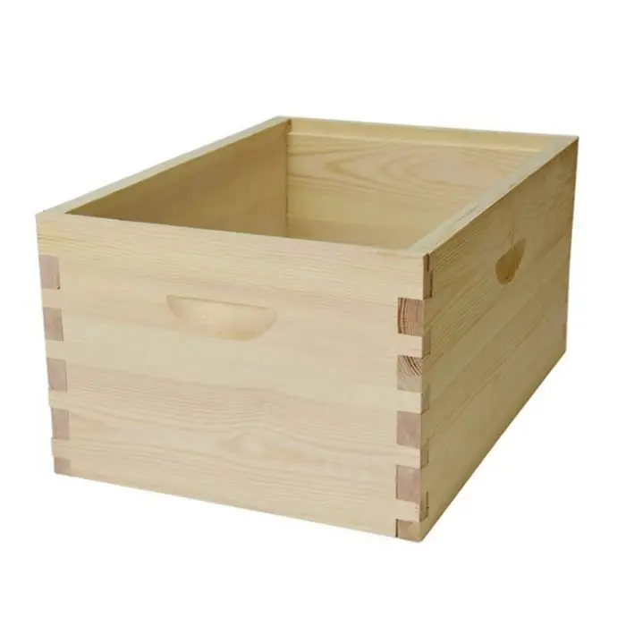 Wholesale 5 Layer Wooden Bee Hive Polished Langstroth Beehive for 4 Super & 1 Deep Box