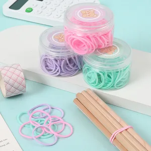 Macaron-colored Large Paper Clips (Round Bucket) with Globe Pins, Paper Clips, Keychains and Binder Clips
