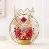 A flower basket symbolizing good fortune and the God of Wealth