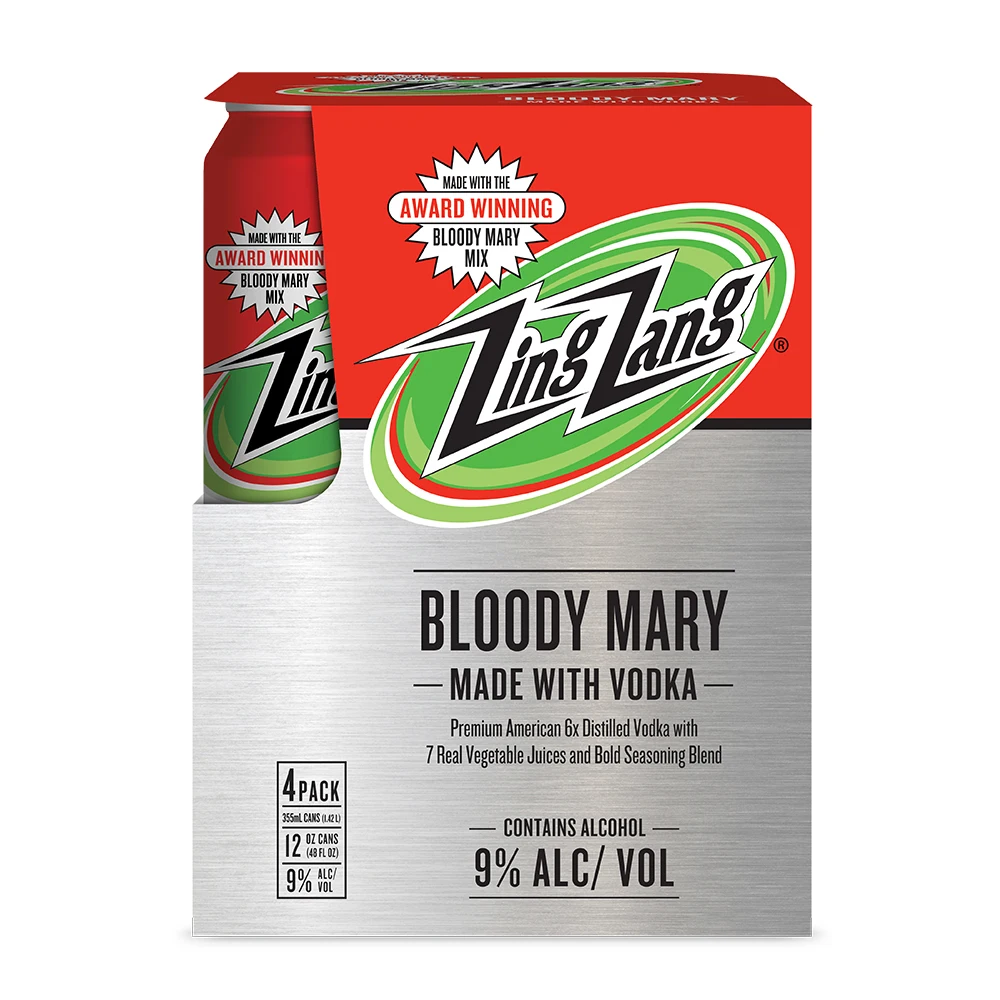 
 Высококачественный Zing Zang готов пить Кровавую Мэри с премиум водкой 6x дистиллированных и 7 овощных соков (содержит спирт)  