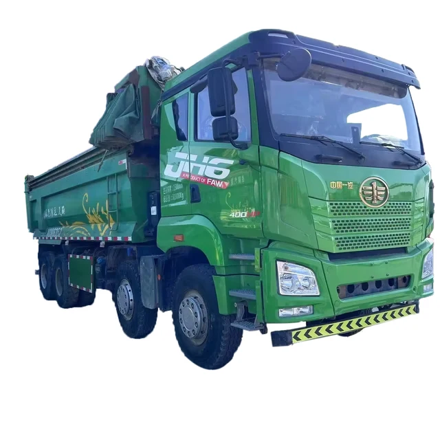 FAW Jiefang 8X4 diesel heavy duty engineering transport dump truck originally produced in China