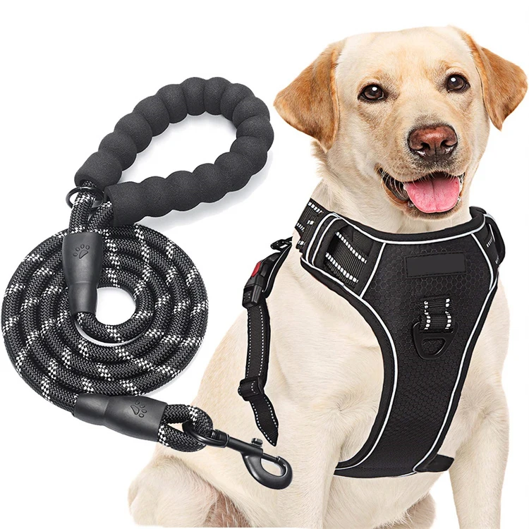 Manufacturers Custom Personalized Sublimation Reflective Adjustable No Pull Pet Vest Dog Harness Custom Dog Harness