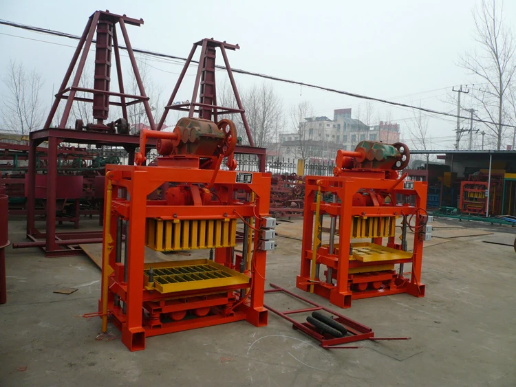 Movable Block Moulder Engines Cement 500 Small Scale Concrete Mini