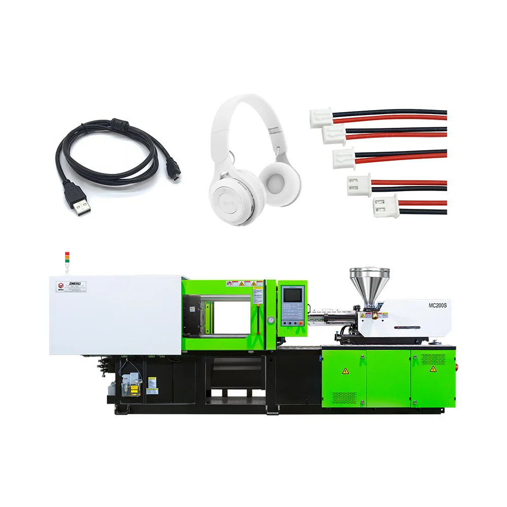 Factory Hot Sale Injection Molding Machine 200T Horizontal Injection Molding Machine for USB Cables details