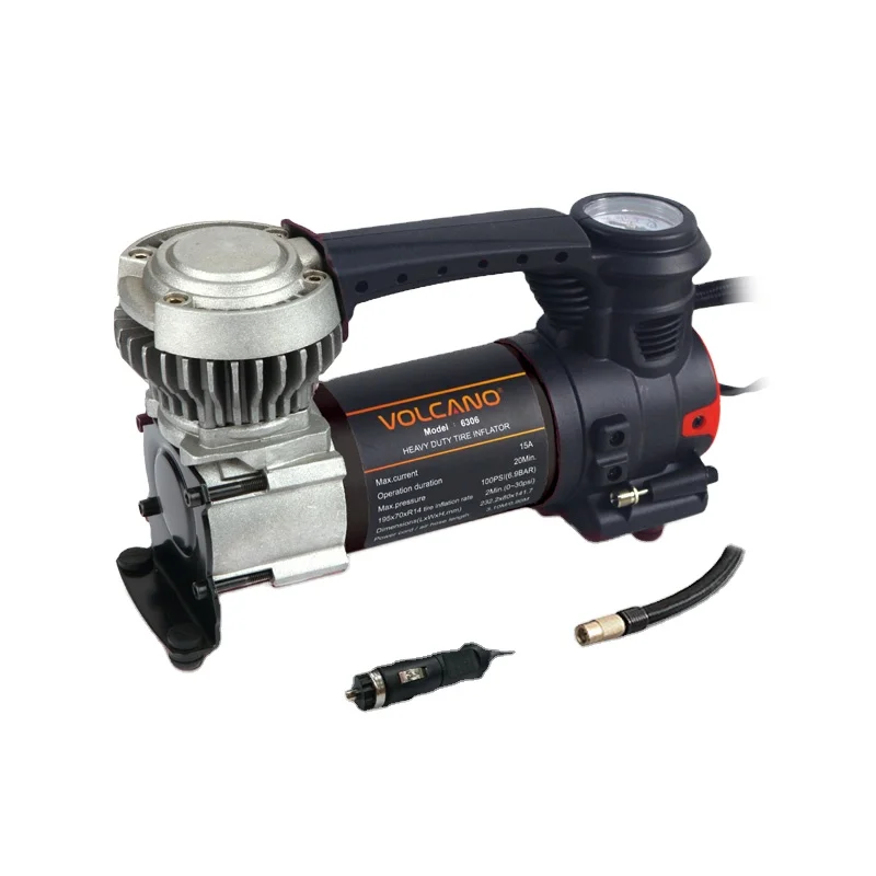 Automatic Charging Electric Mini Digital Portable Tyre Inflator Car SUV Off Road Air Pump Compressor Tire Inflators 12V VOLCANO