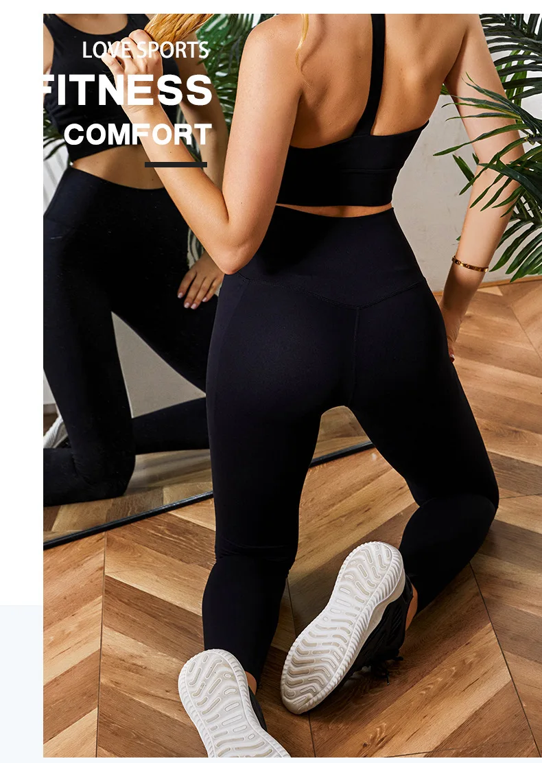 Женская одежда для фитнеса и йоги, женский костюм для йоги, костюм для йоги, бесшовные леггинсы, одежда для спортзала и фитнеса