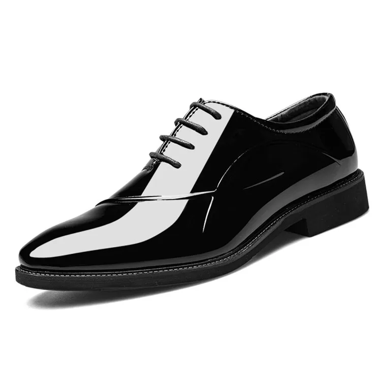 Mens Black Dress Shoes Oxford Shoes For Men Wedding Shoes Pu Leathers ...