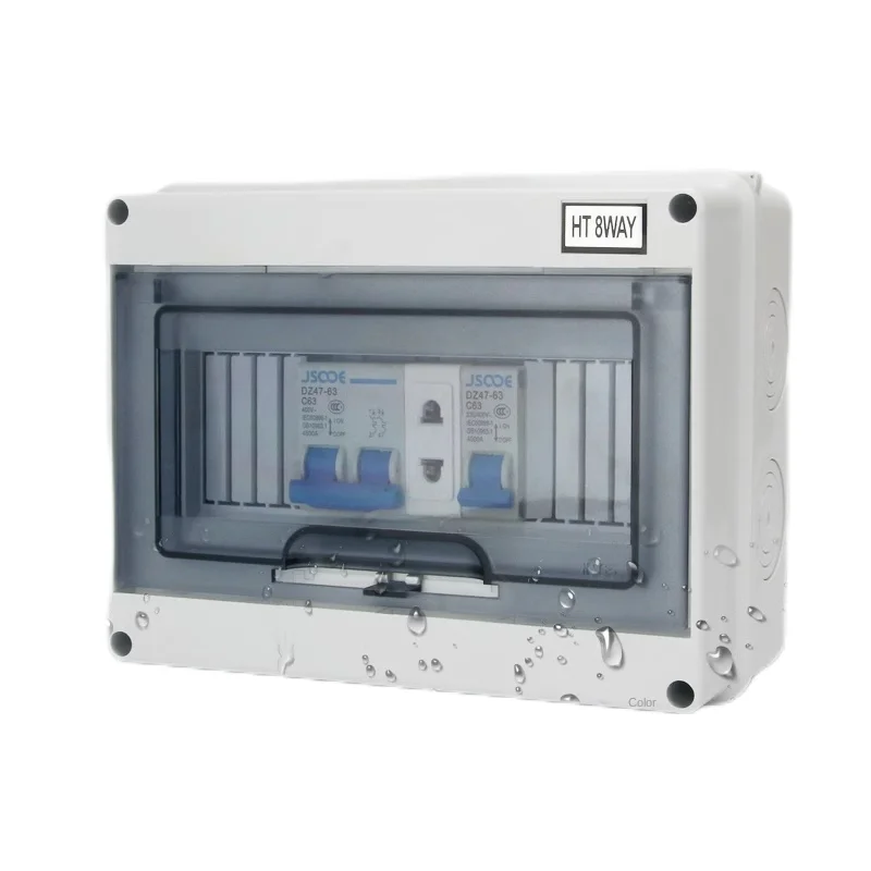 8 Ways Power Distribution Box Waterproof Plastic Box Ip67 Installation ...