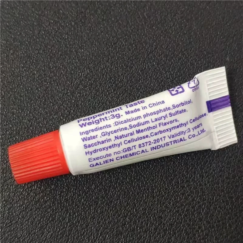 3g Hotel Mini Toothpaste Small Toothpaste Cheap Toothpaste For Hotel