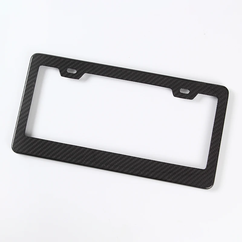 Factory Price Usa License Plate Frame Carbon Fiber Car Plate Number License Plate Frame