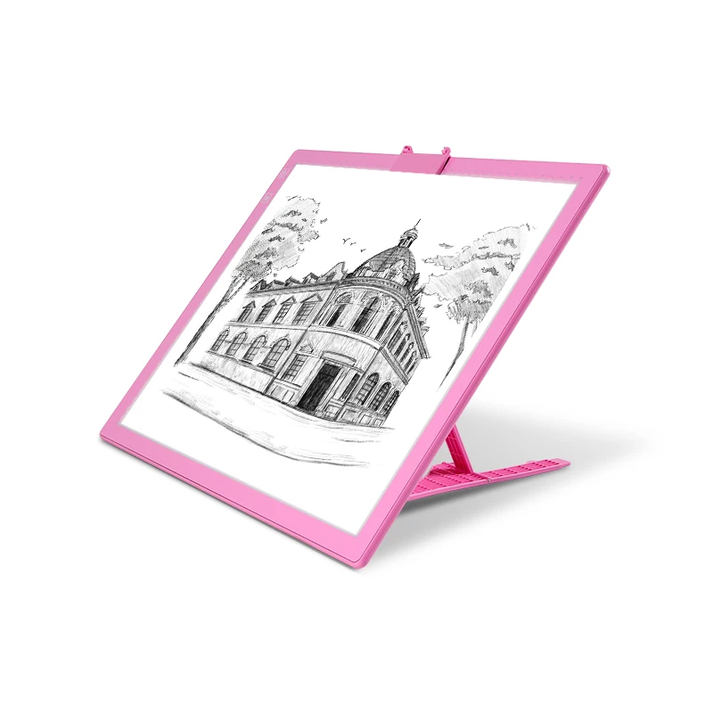 Hot selling Large A3 size JSK-A3-D36 scale glow led light pad sketch board with angle stand led tracing board