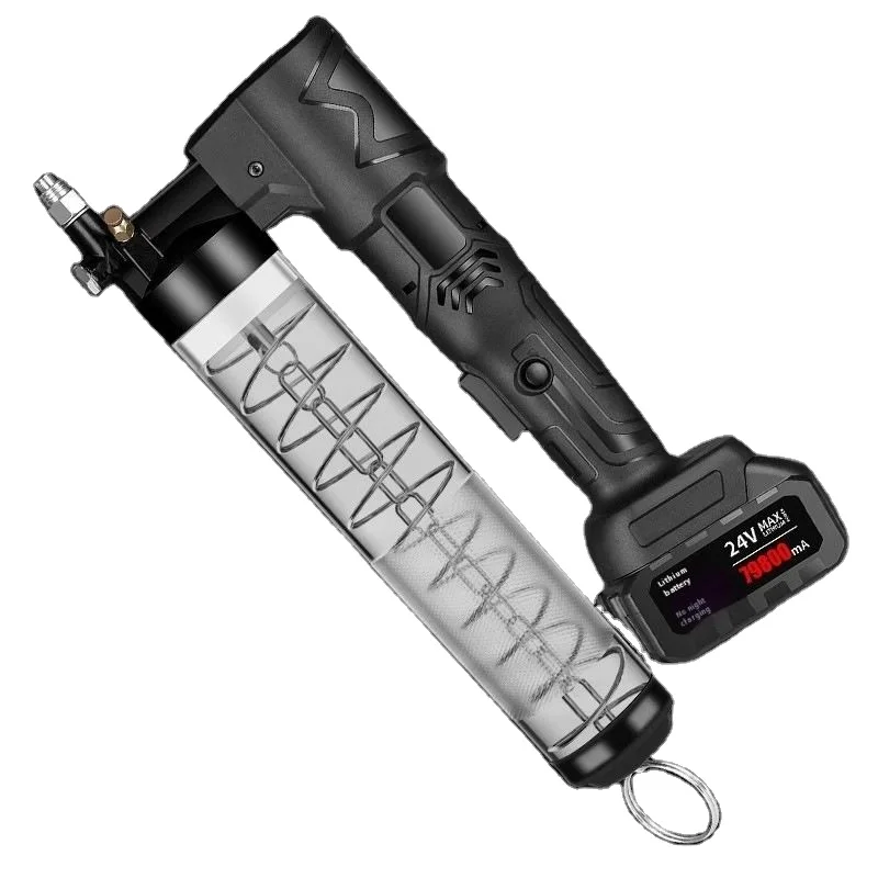 Lithium Battery High Pressure Grease Lubrication Pump 24V Electric Cordless Grease Cordless Electric Grease Lubrication Pump Gun