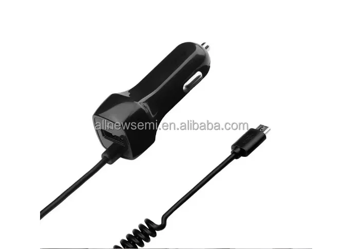 USB cable car charger with type-C interface