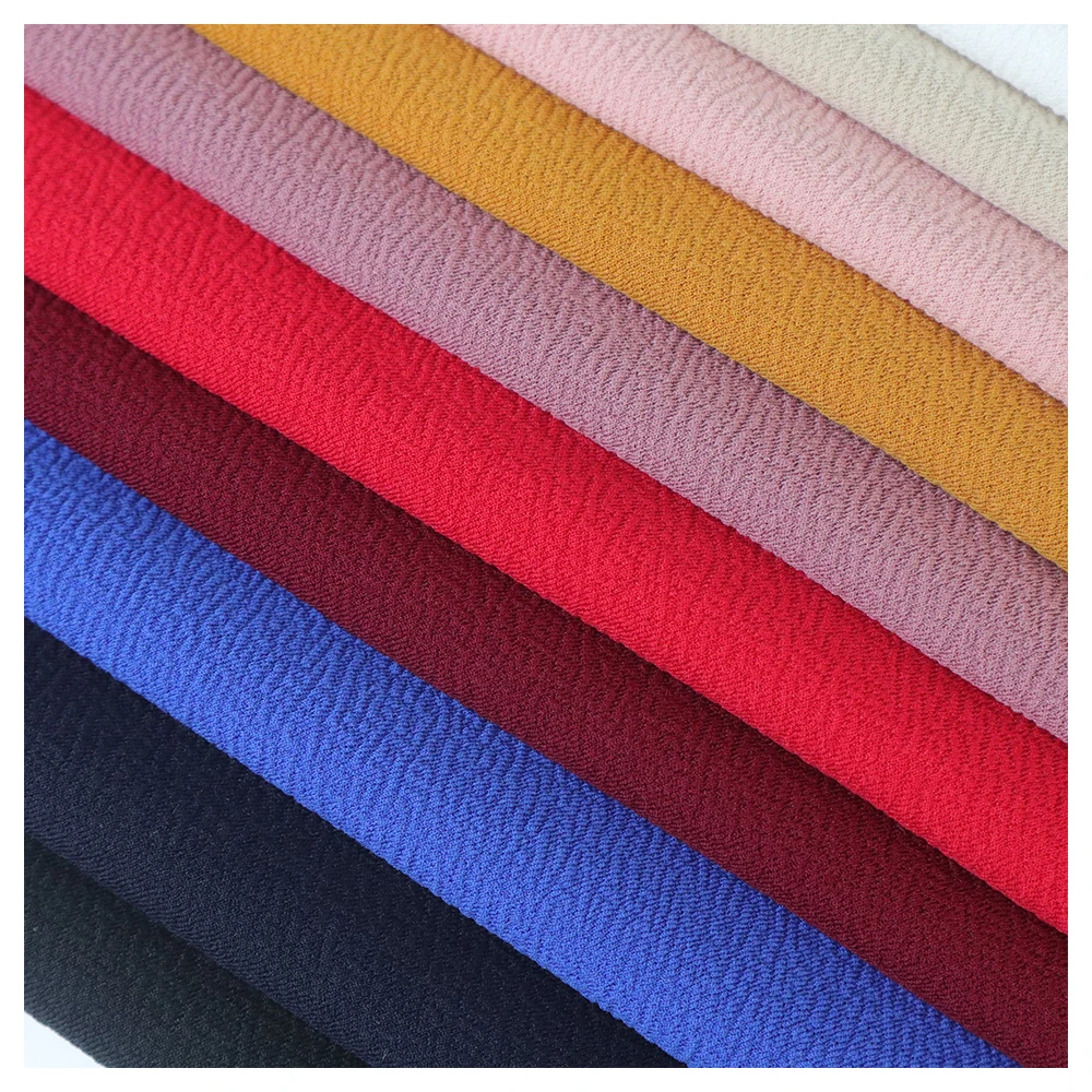 Custom Color Fabric Textile Raw Material Stretch Liverpool Bullet
