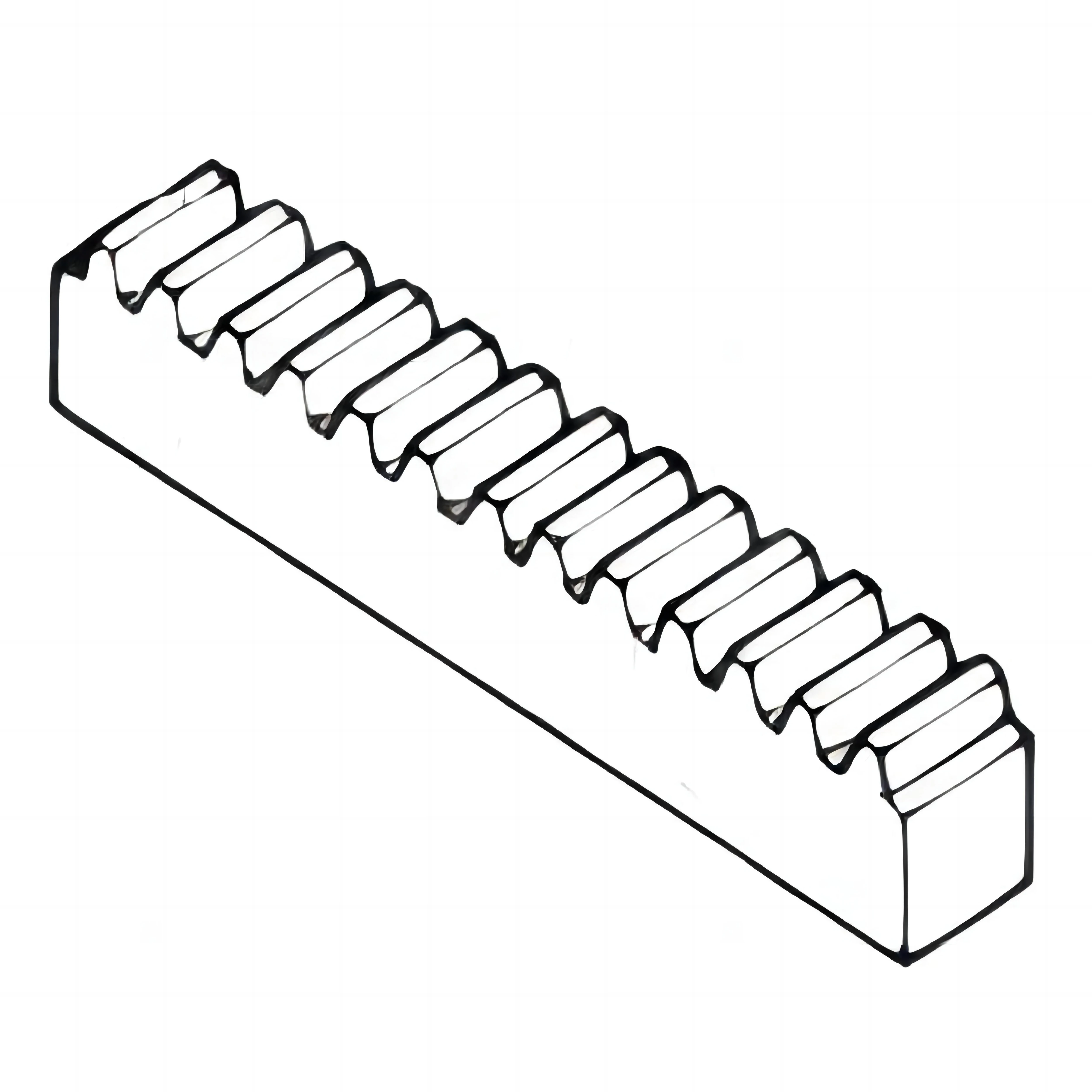 product custom rack and pinion systems including plastic rack and pinion sliding gate gear rack-3