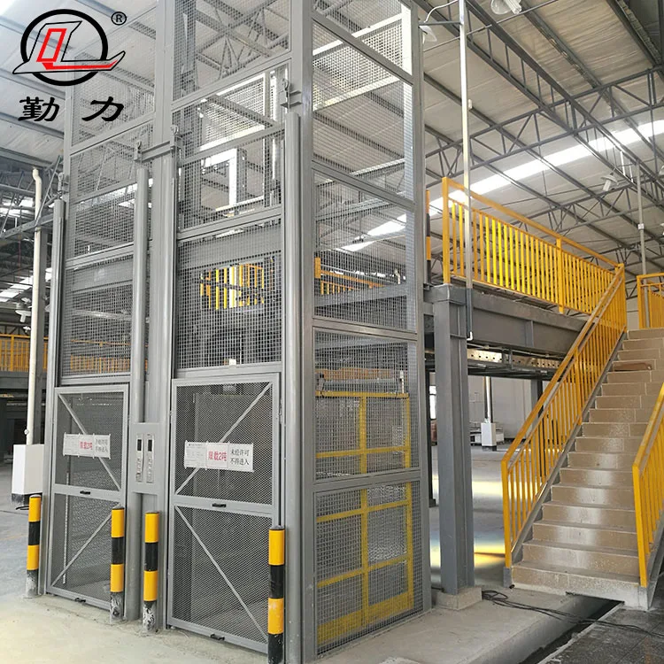 First Class Quality Goods Elevator Platform Industrial Hydraulic Vertical Guide Rail Cargo Lift with Customized Service