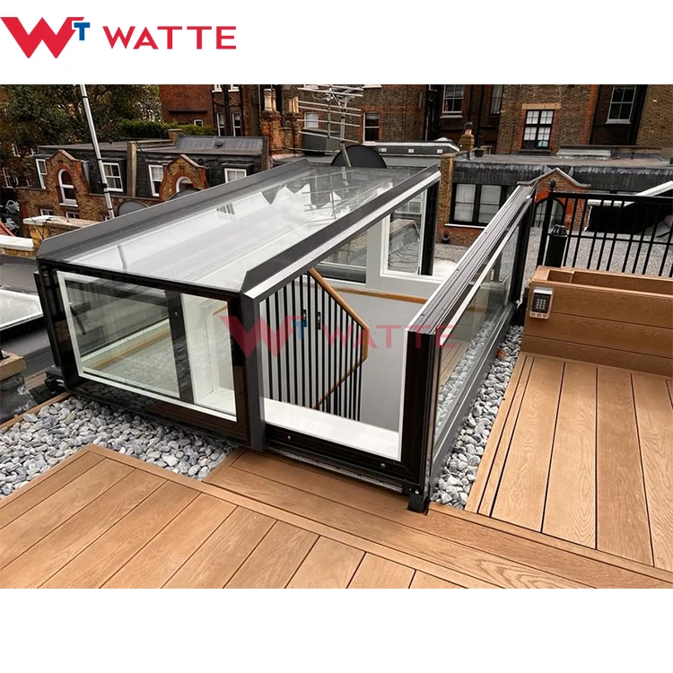 Easy Assembly Motorized Skylight Roof Hatch - Triple Glazed Electric  Sliding Skybox for Daylighting & Ventilation Solutions
