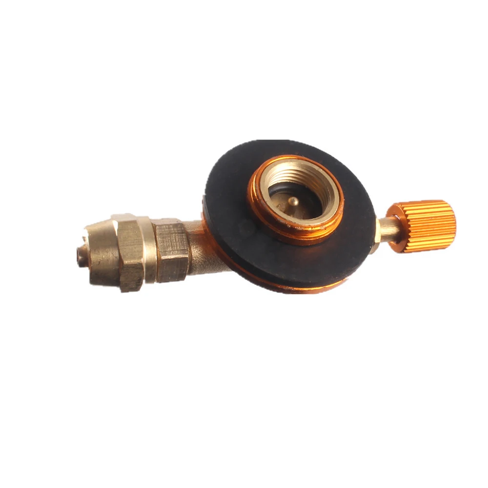 Adaptateur Valve De Recharge Propane Pour Réchaud De Camping - Compatible Réservoirs Plats GPL, Avec Connecteur Et Tuyau 70 Cm
