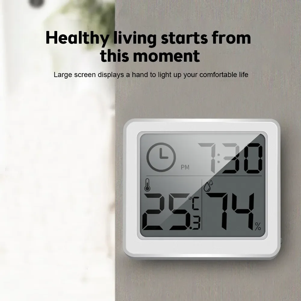 Ultra-thin Simple Smart Home Electronic Digital Temperature and Humidity Meter Household Thermometer Mini Hygrometer