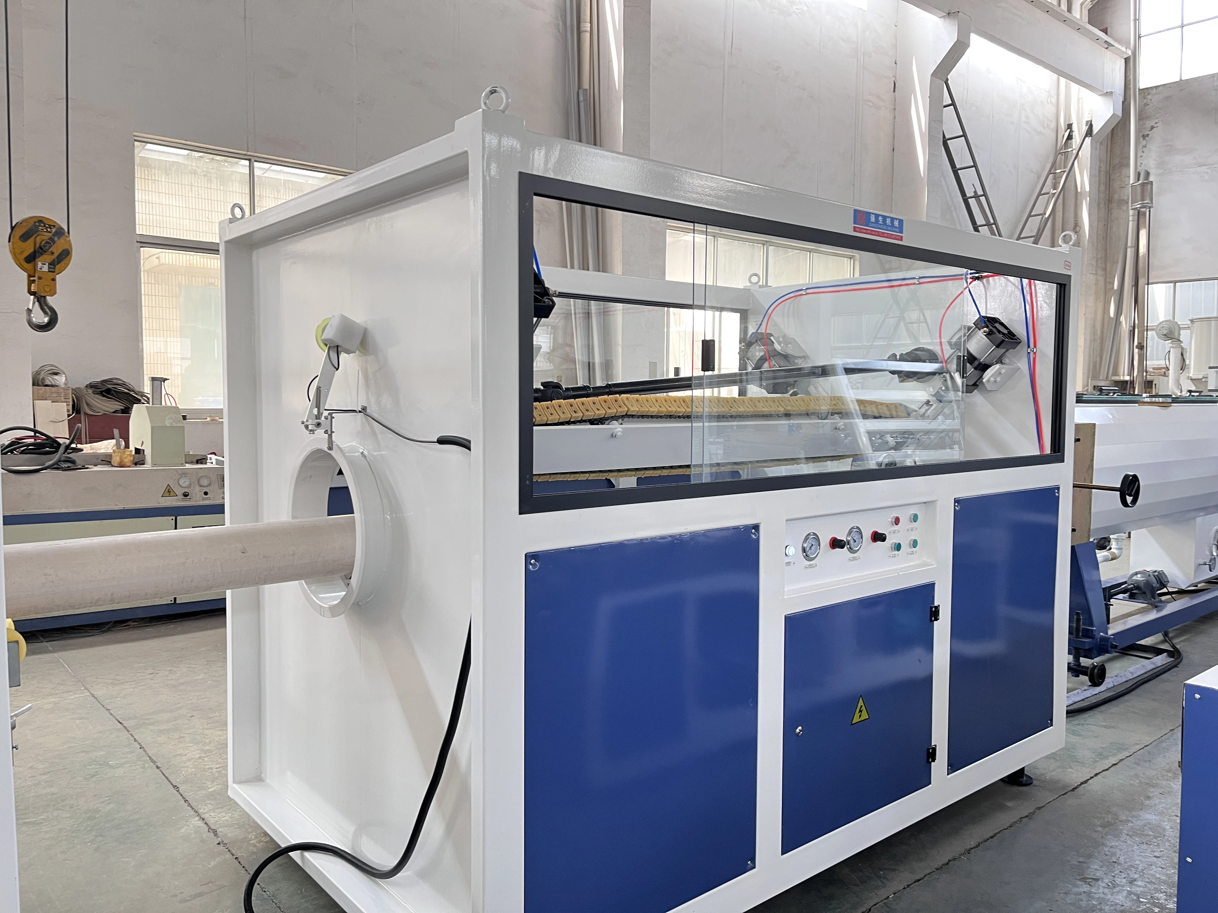 Qiangsheng PE PVC HDPE Gas/Water Garden Discharge Supply Flexible Wire Steel Hose Reinforced Electric Conduit Pipe Tube Machine