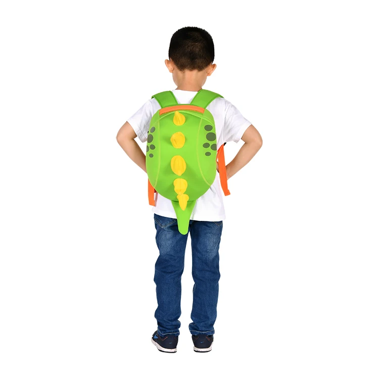 Neoprene Large Size Best Price Wholesale Cute Dinosaur Plush Children School Bag Kids Backpack
