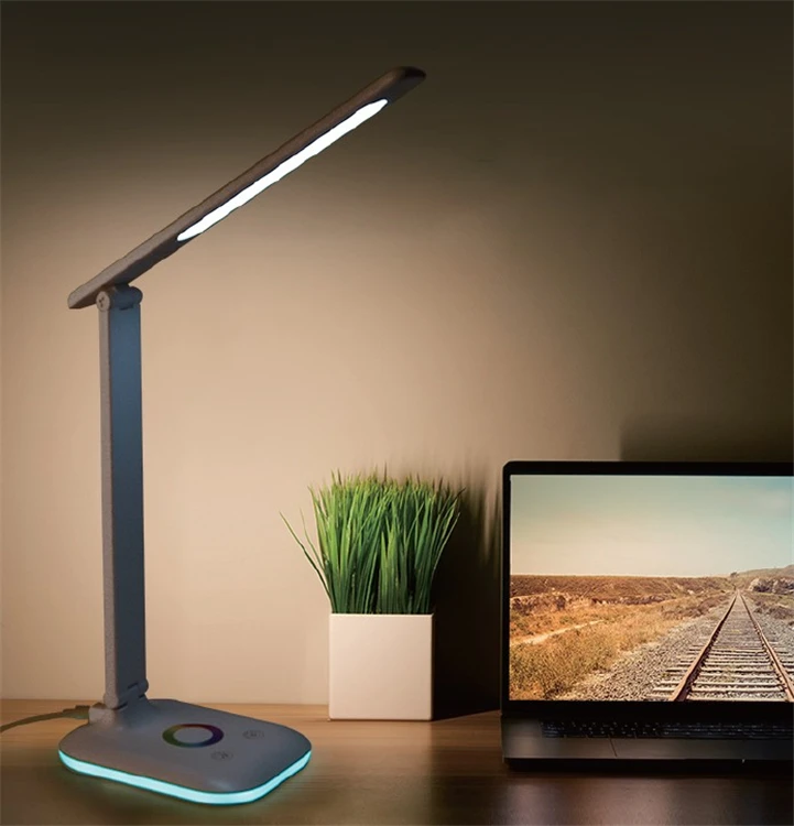 8W 450lm Reading Desk Light Touch Sensor Control Dimming CCT Adjustable Folding Modern LED Table Lamp