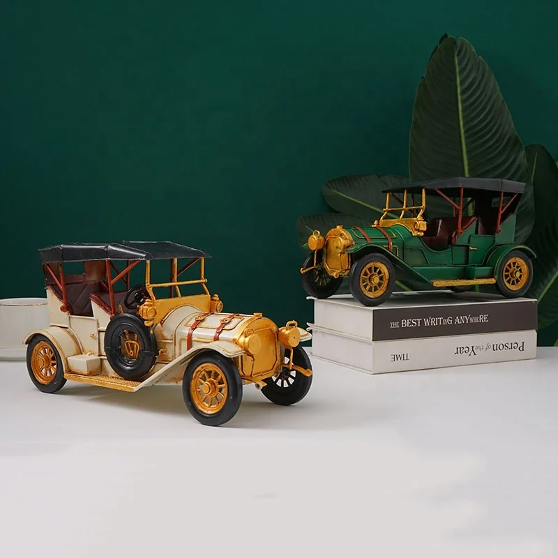 СТАРИННЫЕ Литые автомобили, винтажная модель, металлическая Игрушечная машина, коллекция для дома, паба, бара, офиса, украшение кофе, детские игрушки, подарок на день рождения