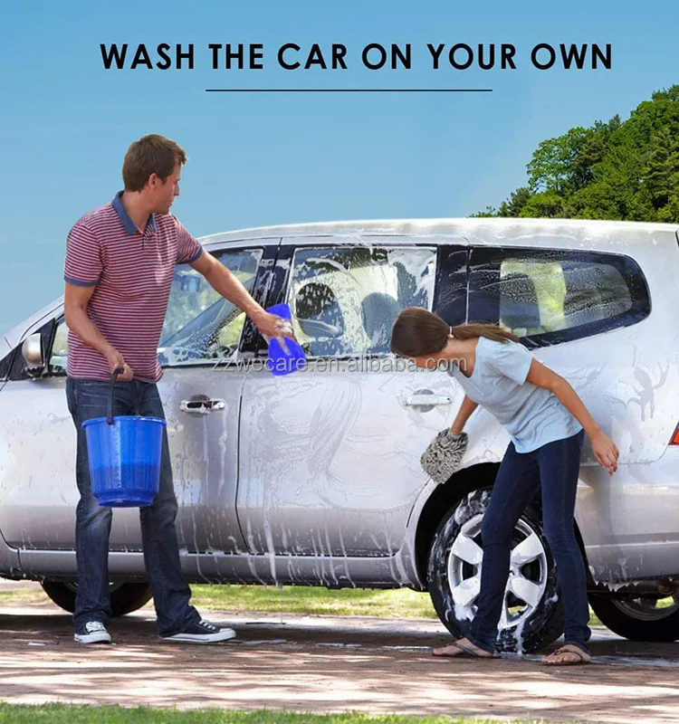 10Pcs Car Detailing Wash Mitt Sponge Towels Interior Car Care Auto Clean Tools Set Car Washing Kits