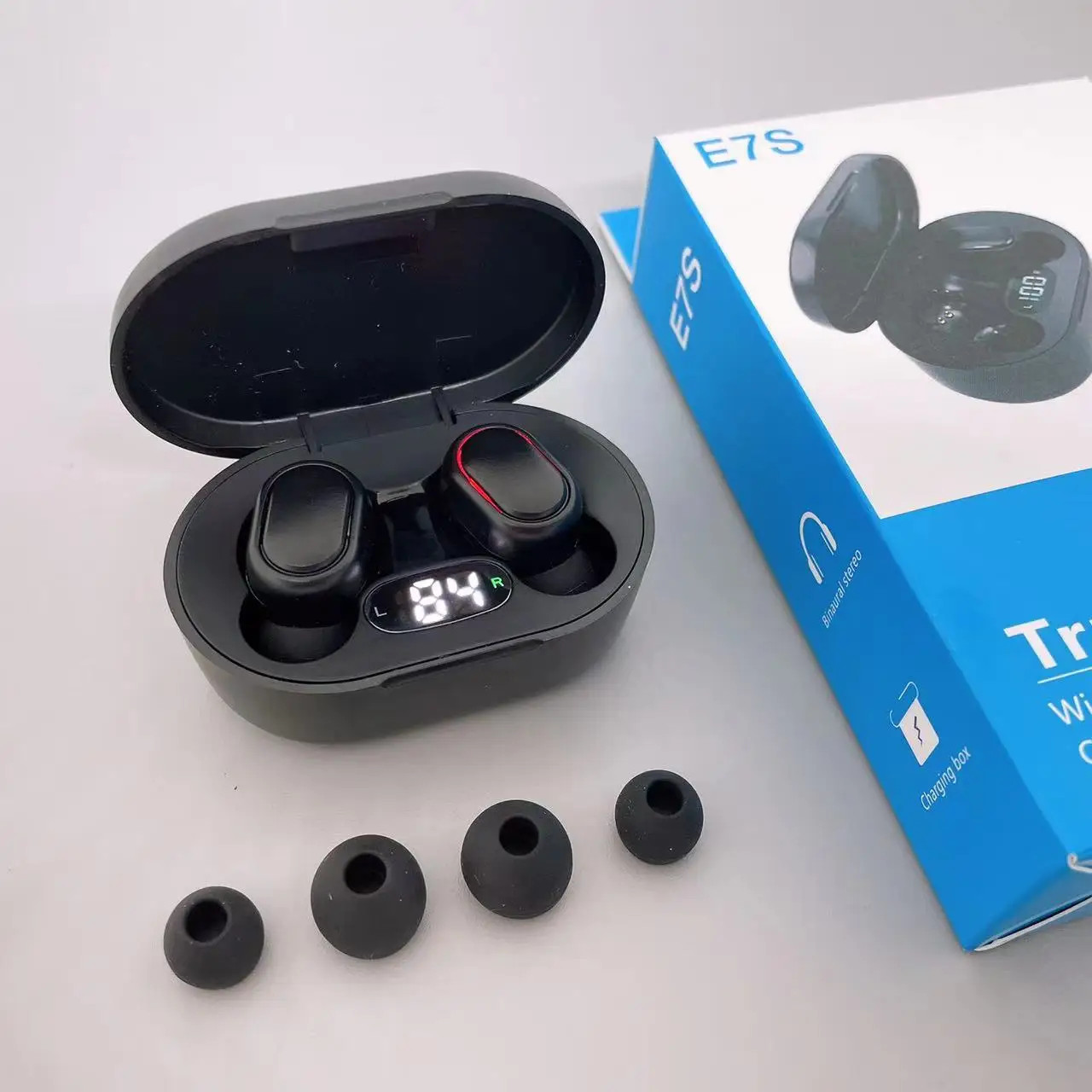2021 New A7S TWS In-Ear Wireless Earbuds Noise Cancelling Headphone  Superior to E6S A6S A8S A10S