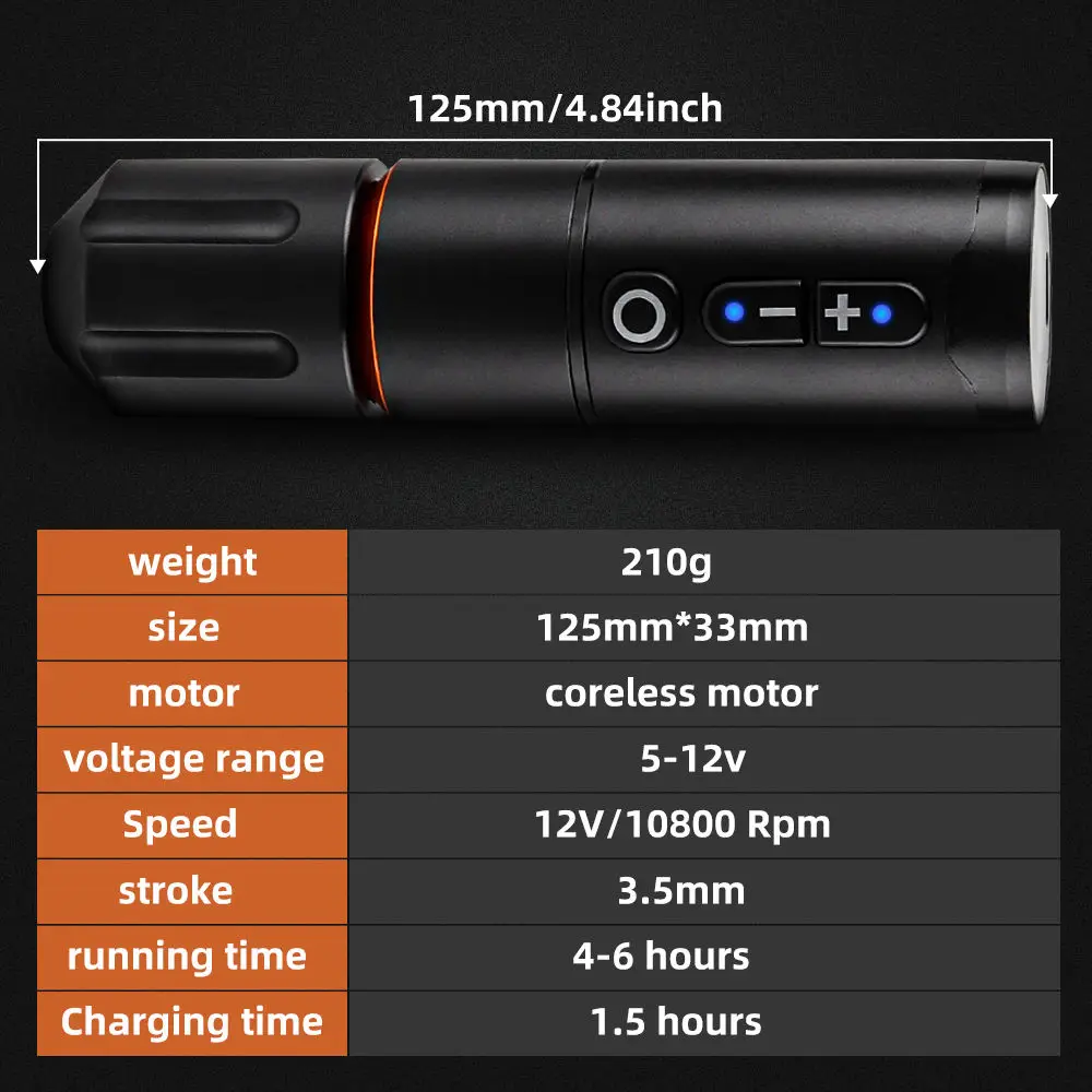 XNET Tornado Tattoo Pen - Powerful Motor & Digital Display