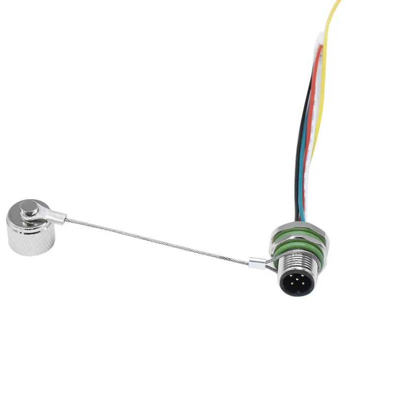 Customized Cordset M12 Code Male Rear Fastened Socket Receptacle PG9 Terminals Dust Cap 5pin Panel Mount IP67 Connector