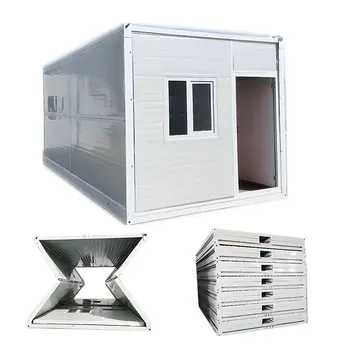 Low Cost Modular Prefabricated Portable Foldable Homes 20ft Office Folding Container House