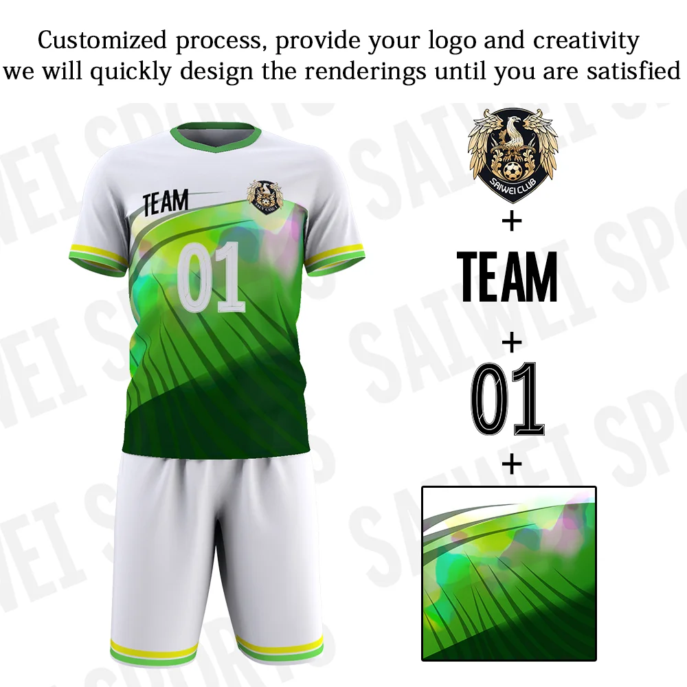 Custom Sports Printing Logo Soccer Jersey New Model Latest Football