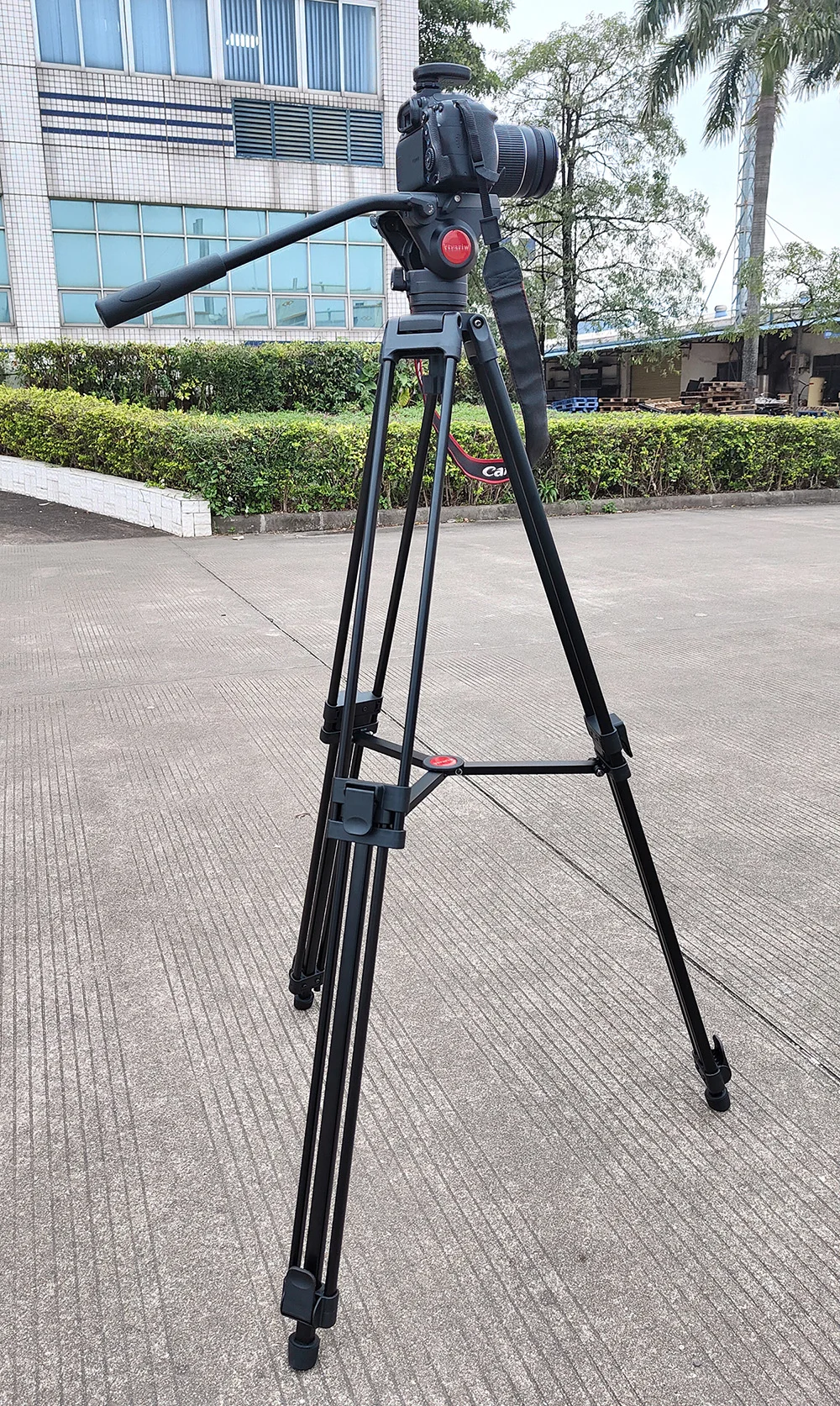 Aluminum Portable Professional Video Camera Tripod Folded Digital Dslr