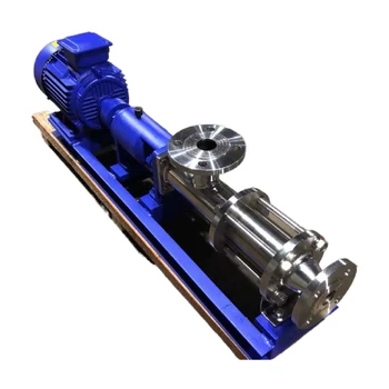 FG35-1 stainless steel single screw pump viscous food liquid conveying pump