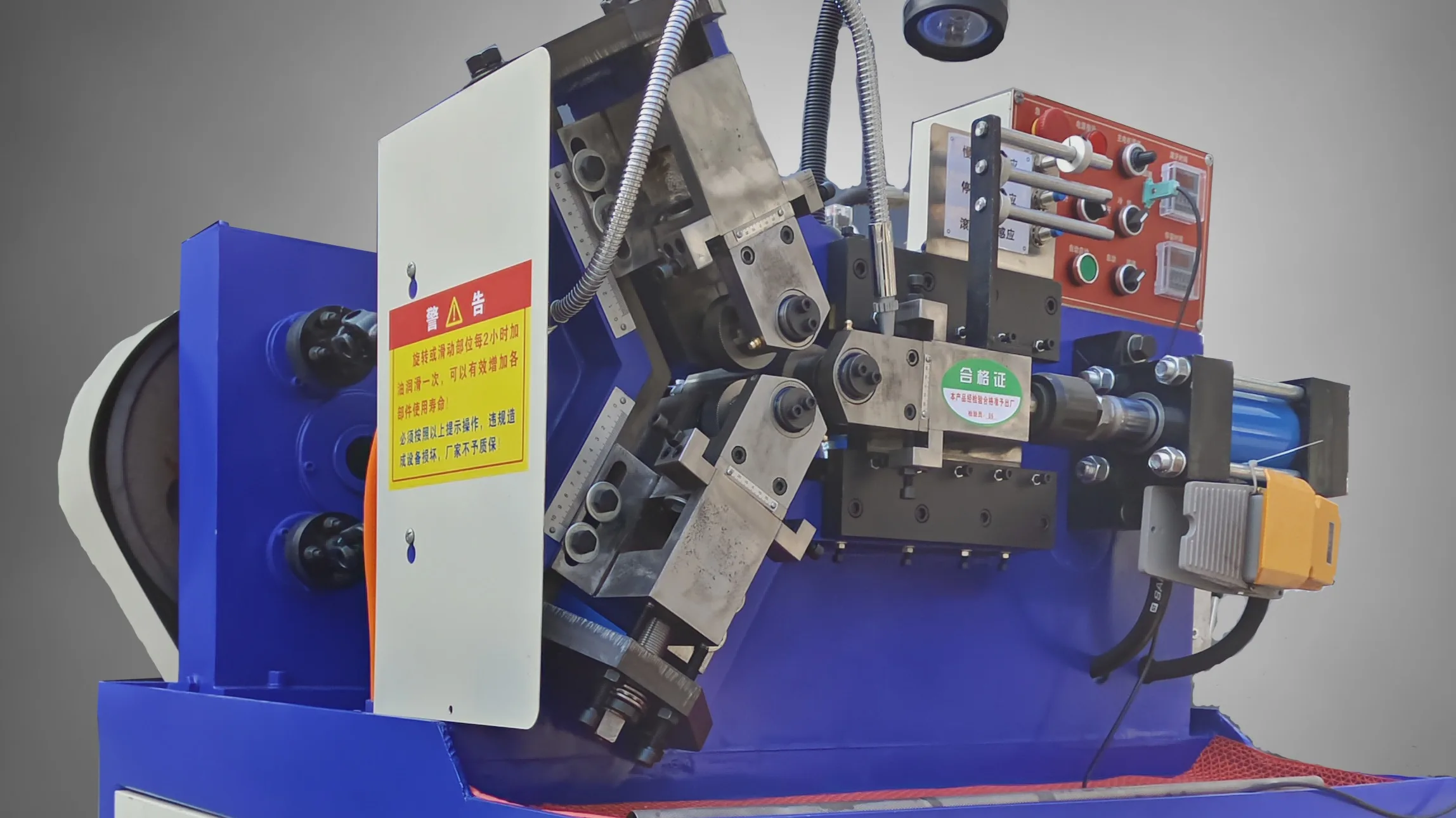 Hydraulic High Speed Spoke Steel Bar Rod Threading Making Machine For