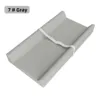 No.Cambiador de pañales de pu granular gris 7 - 80cm*40cm*10cm