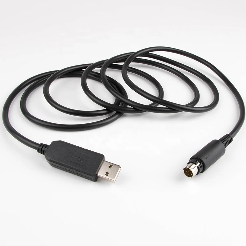 High Compatible WIN 10 FTDI FT232RL USB 2.0 a Male to MINI DIN 8 PIN Serial Adapter Date Line Cable