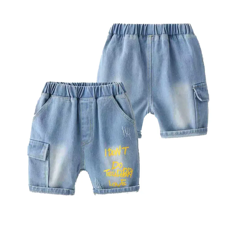 Baby Shorts Boys Denim Shorts Cartoon 