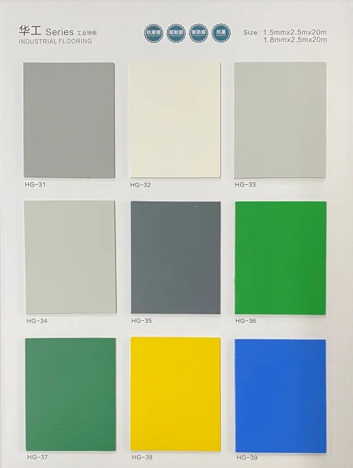 HUAAO Antistatic Laboratory Hospital PVC Vinyl Flooring Roll Plain ...