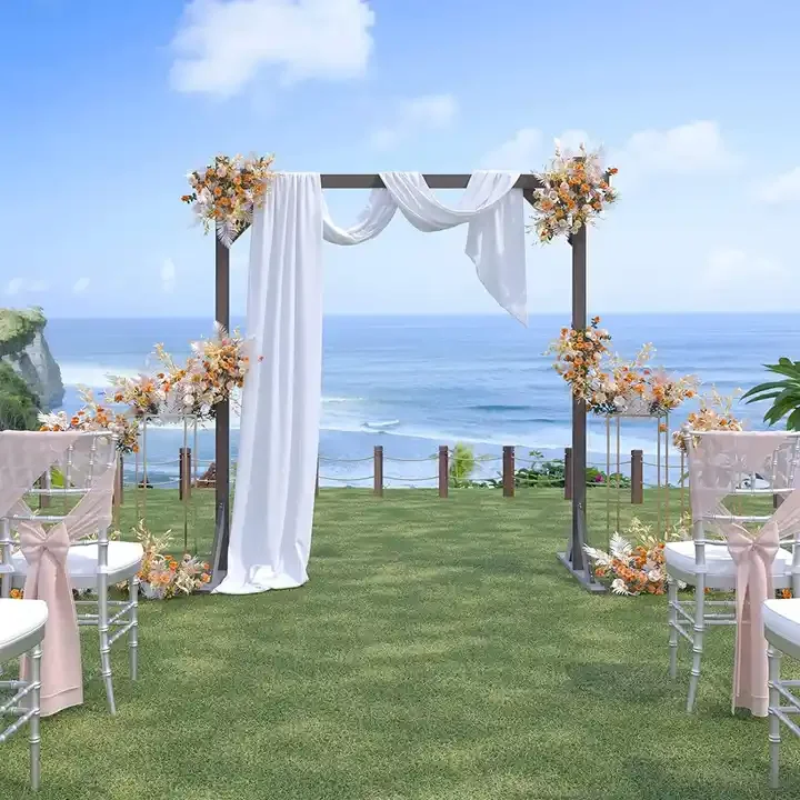 Solid Wood Decoration Wooden Arch Backdrop Wedding Background Arch Decoration for Wedding Birthday Parity Event
