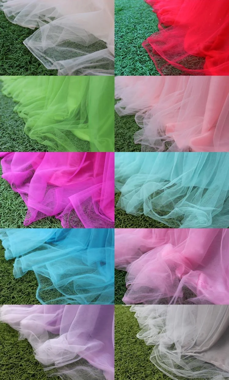 Tableware Tablecloth Wedding Banquet Table Tulle Table Skirt Elastic Mesh Table Top Accessories Decoration Tutu Skirt Tablecloth