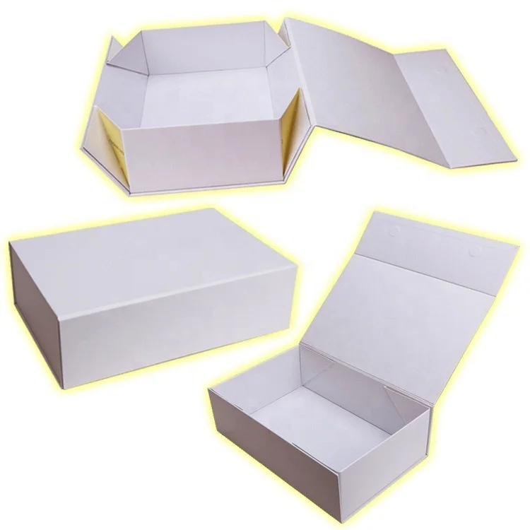 magnetic closure cardboard folding packaging gift box
