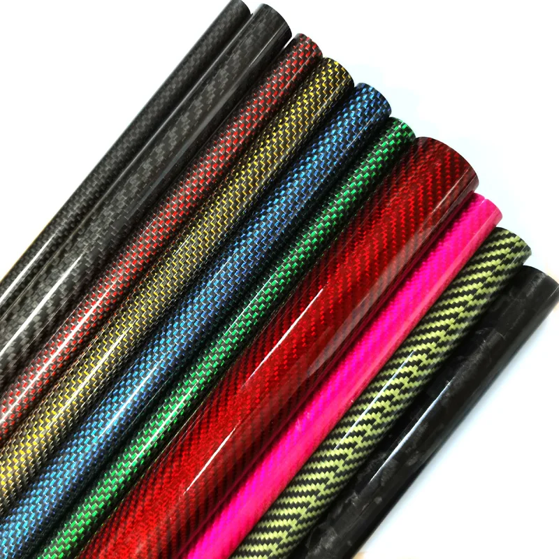 High Quality 3K 1000mm Conical Carbon Fiber Tube Most Popular Purchase for Color Carbon Fiber Tube