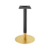 Gold-plated stainless steel and black