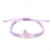 Bracelet papillon violet