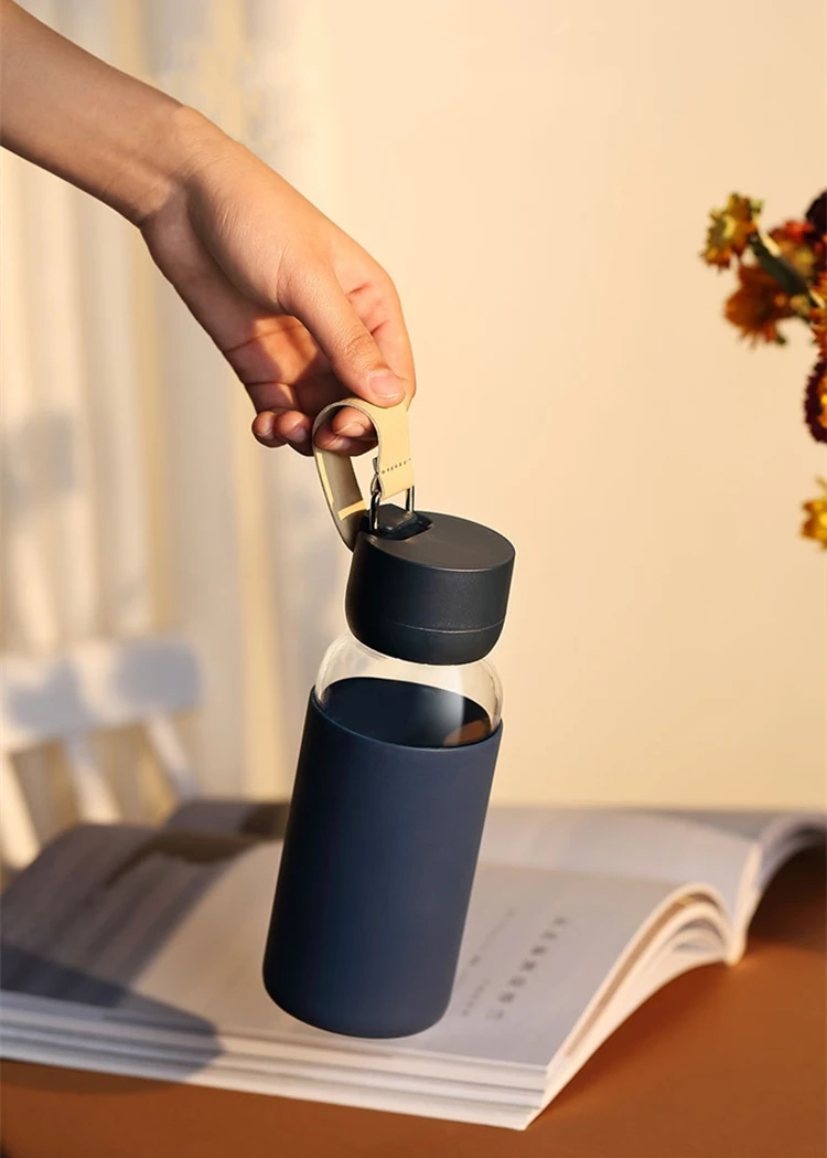 Wholesale Bpa Free Borosilicate Glass Water Bottle Glass Water Bottle