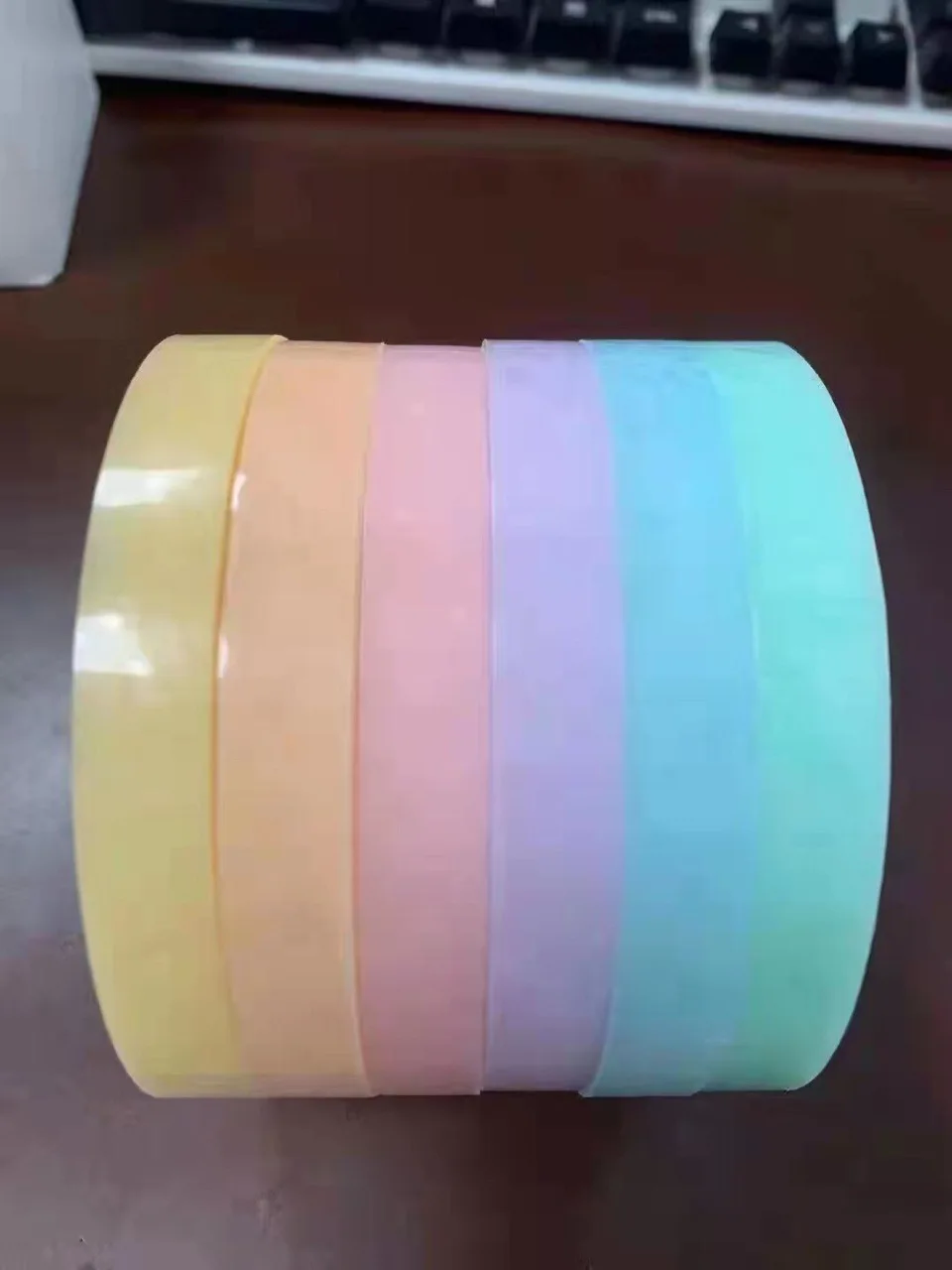 Tik Tok Colorful Anti Stress Toys Sticky Ball Adhesive Tape Diang Balls