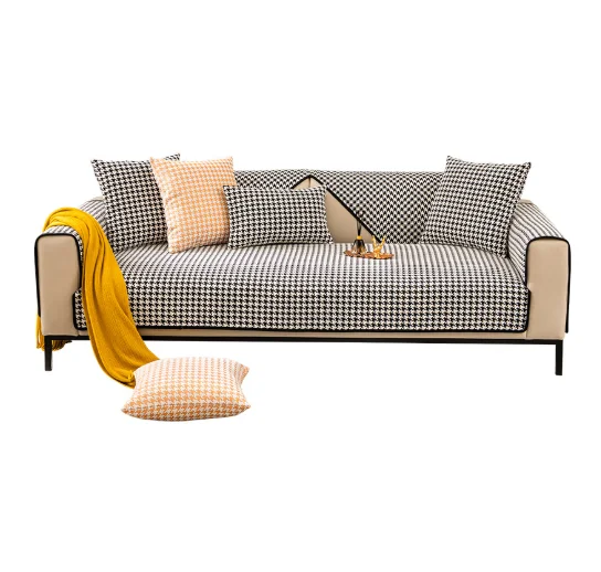 Всесезонная универсальная Нескользящая подушка, простой современный легкий роскошный чехол для дивана с изображением тысячи птиц, тканевый чехол